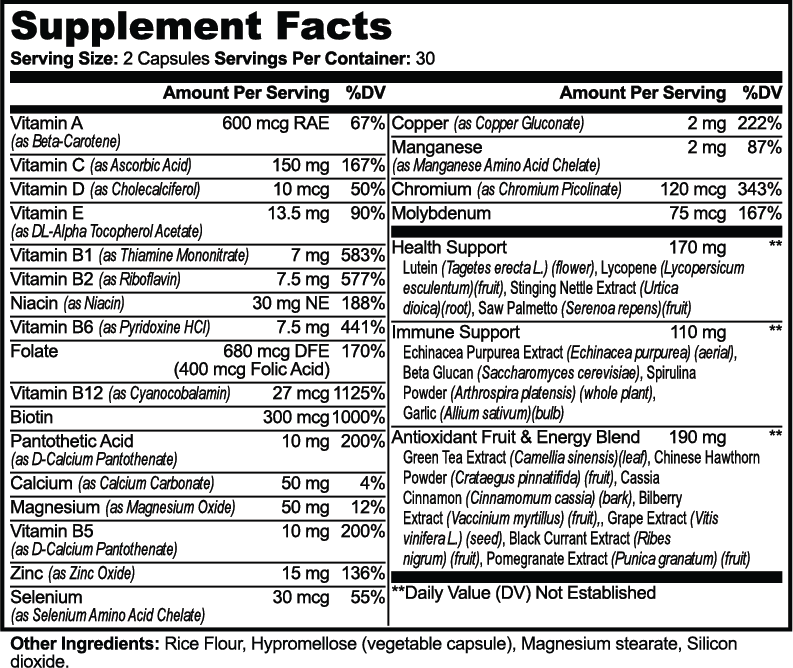 Complete Multivitamin Capsules